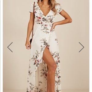 NWT showpo floral maxi dress!